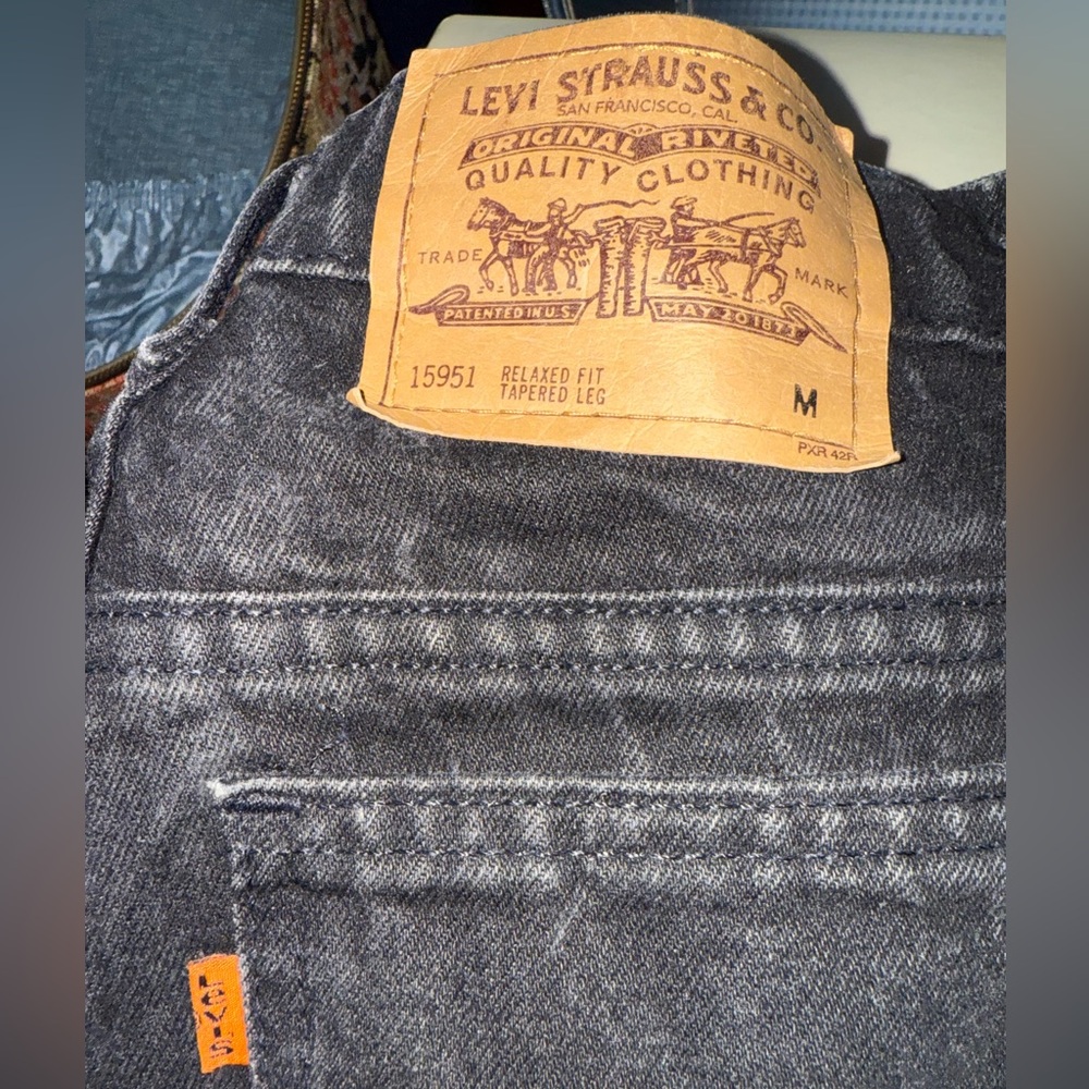 Levi's Dark Gray Relaxed Jeans